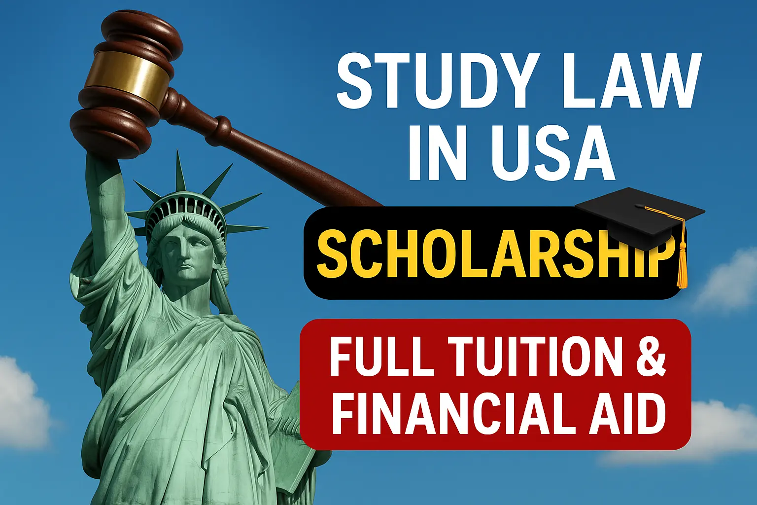 Study Law in USA With Scholarship – Full Tuition & Financial Aid
