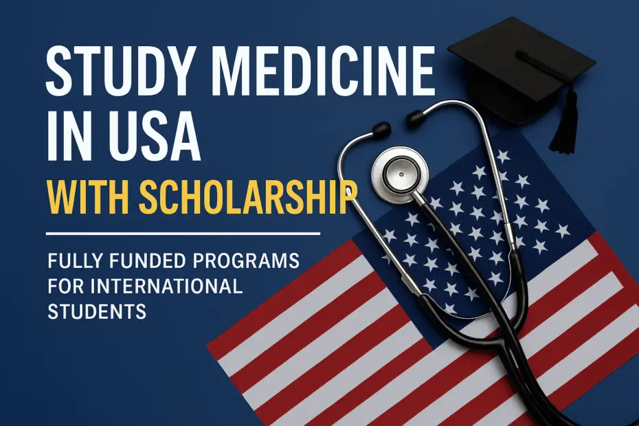 Study Medicine in USA with Scholarship – Fully Funded Programs for International Students